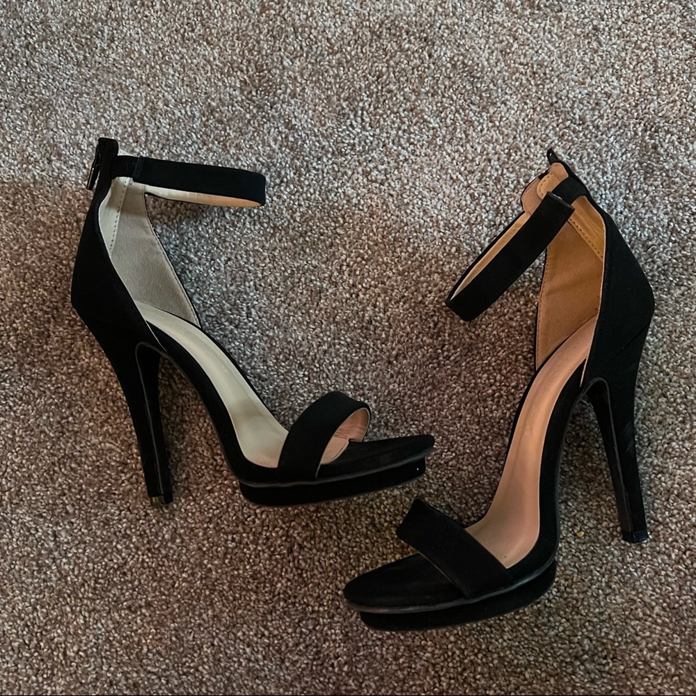 Black heels